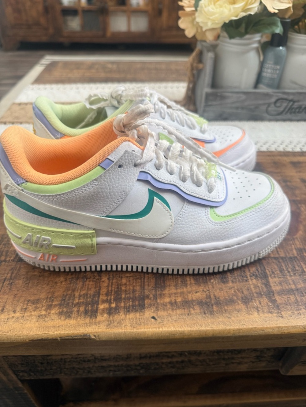 Nike Air Force 1 Shadow (pastel  reveal) Low-Top Sneakers